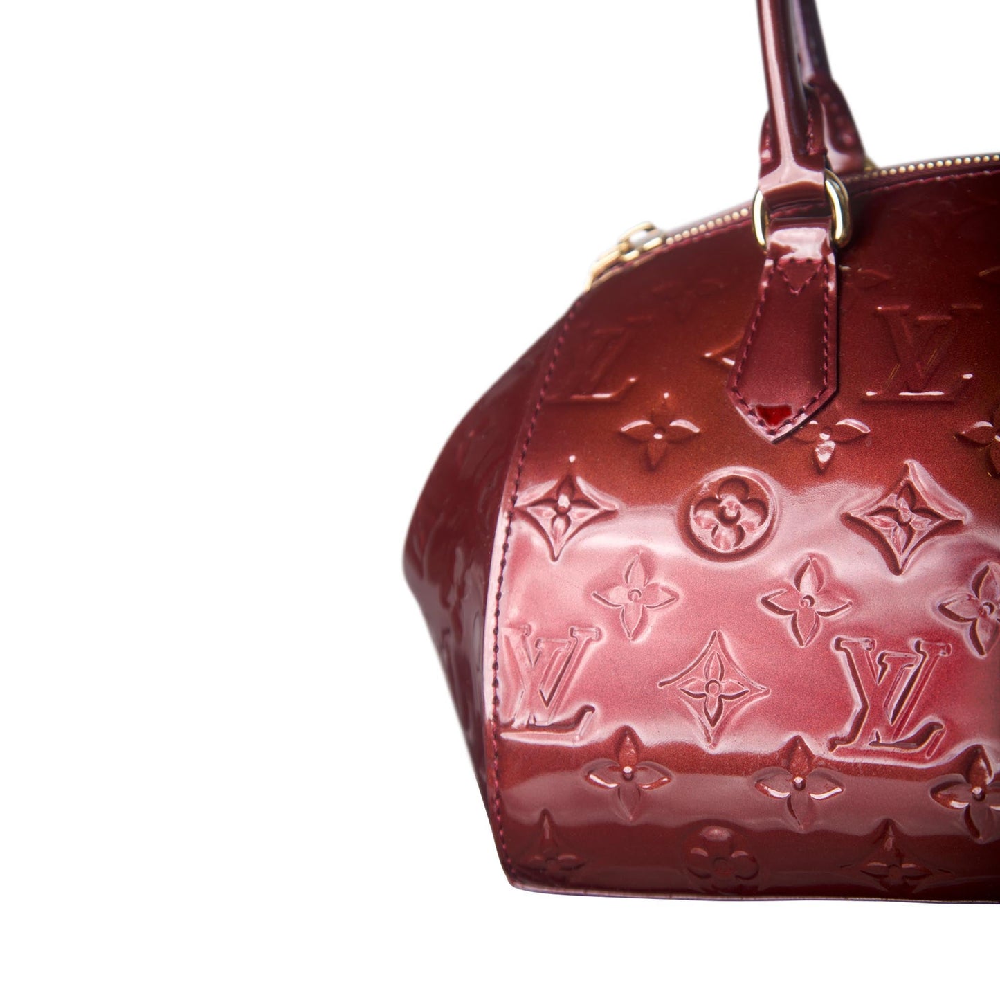 Louis Vuitton Rouge Fauviste Monogram Vernis Sherwood GM Bag