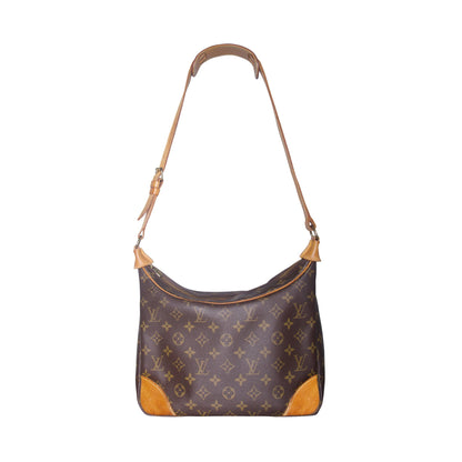 Louis Vuitton Boulogne Monogram Vanchetta Leather Handbag | O/S, Tan