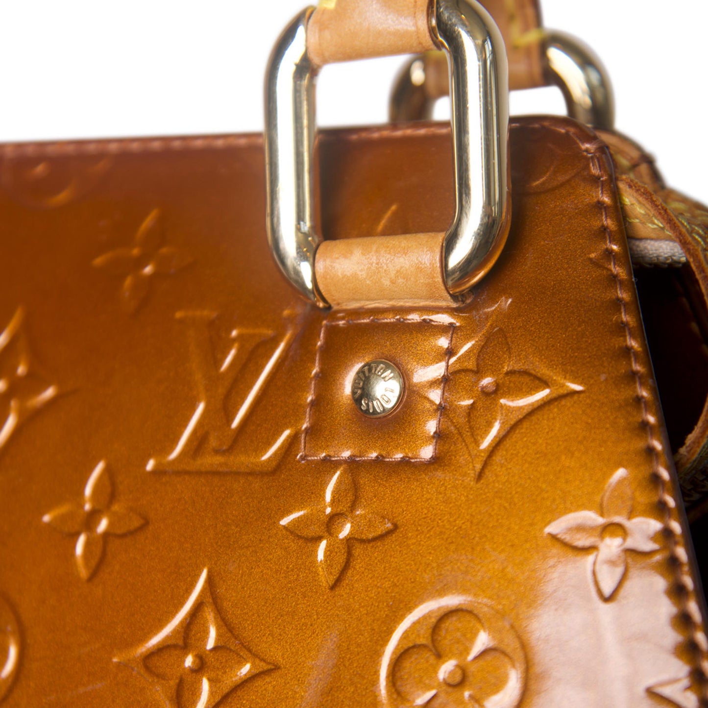 Louis Vuitton Vernis Forsythe Bronze Handbag | O/S, Bronze