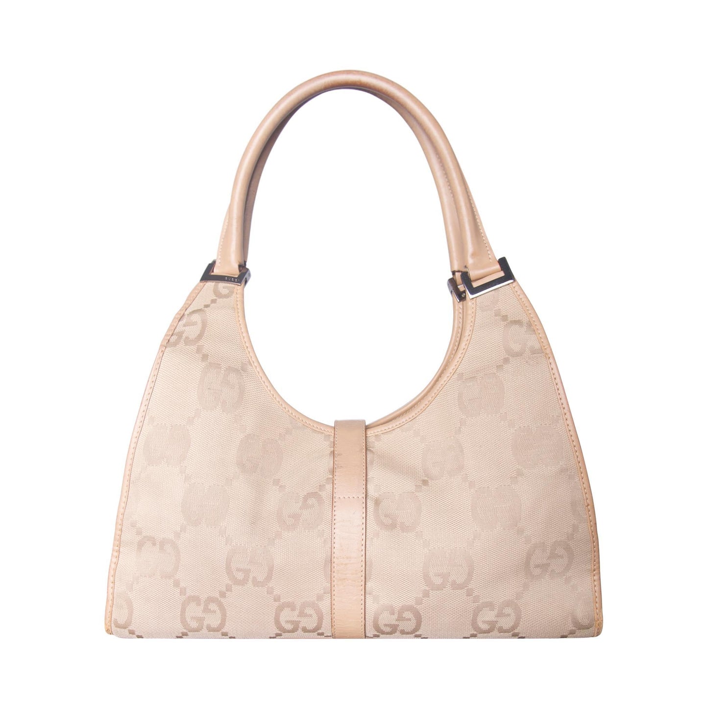 Gucci GG Canvas Beige Jackie 1961 Handbag | O/S, Beige