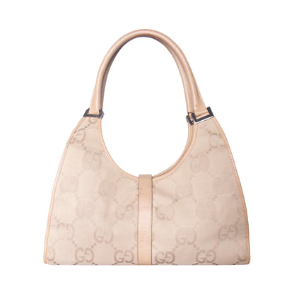 Gucci GG Canvas Beige Jackie 1961 Handbag | O/S, Beige