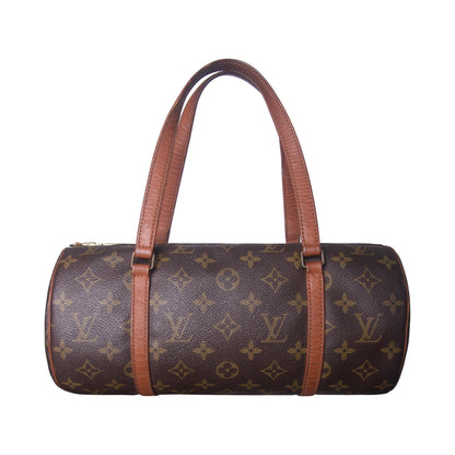 Louis Vuitton Monogram Papillon 30 Cylindrical Handbag | O/S, Red