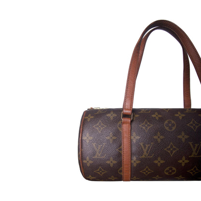 Louis Vuitton Monogram Papillon 30 Cylindrical Handbag | O/S, Red