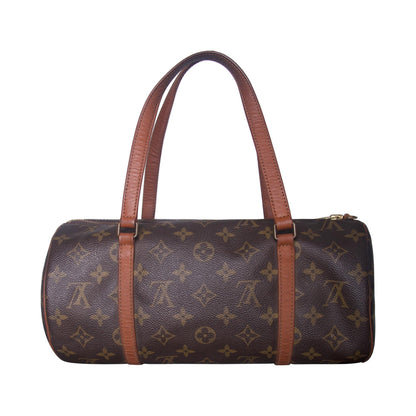 Louis Vuitton Monogram Papillon 30 Cylindrical Handbag | O/S, Red