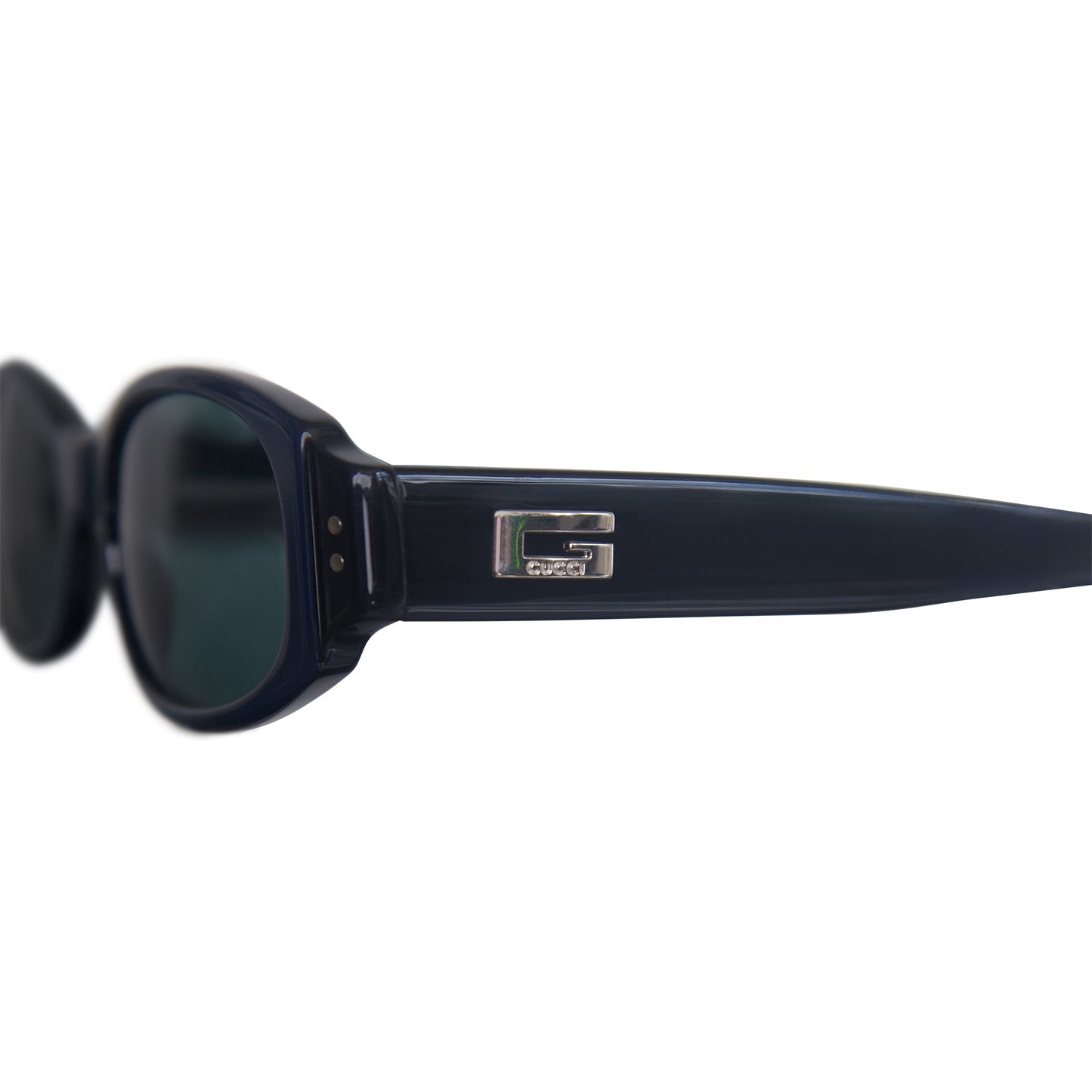 1998 Gucci GG 2417/S Petrol Blue Frame Sunglasses | O/S, Blue