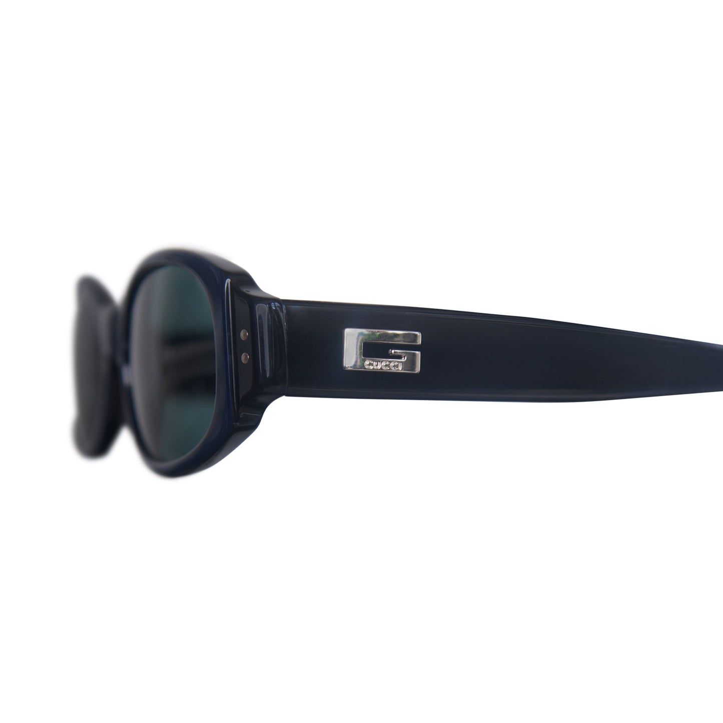 1998 Gucci GG 2417/S Petrol Blue Frame Sunglasses | O/S, Blue