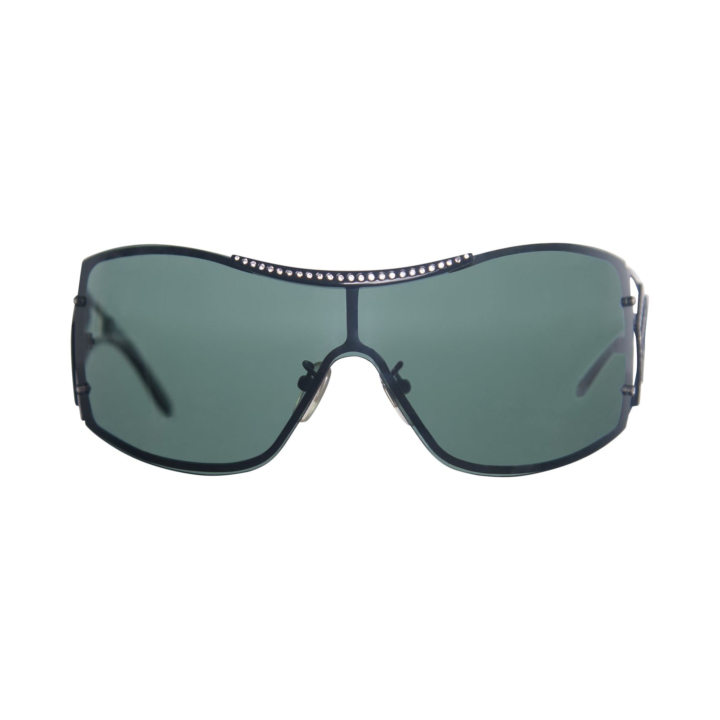 Versace 9025 Swarvoski Detailed Oversized Frames | O/S, Multicoloured