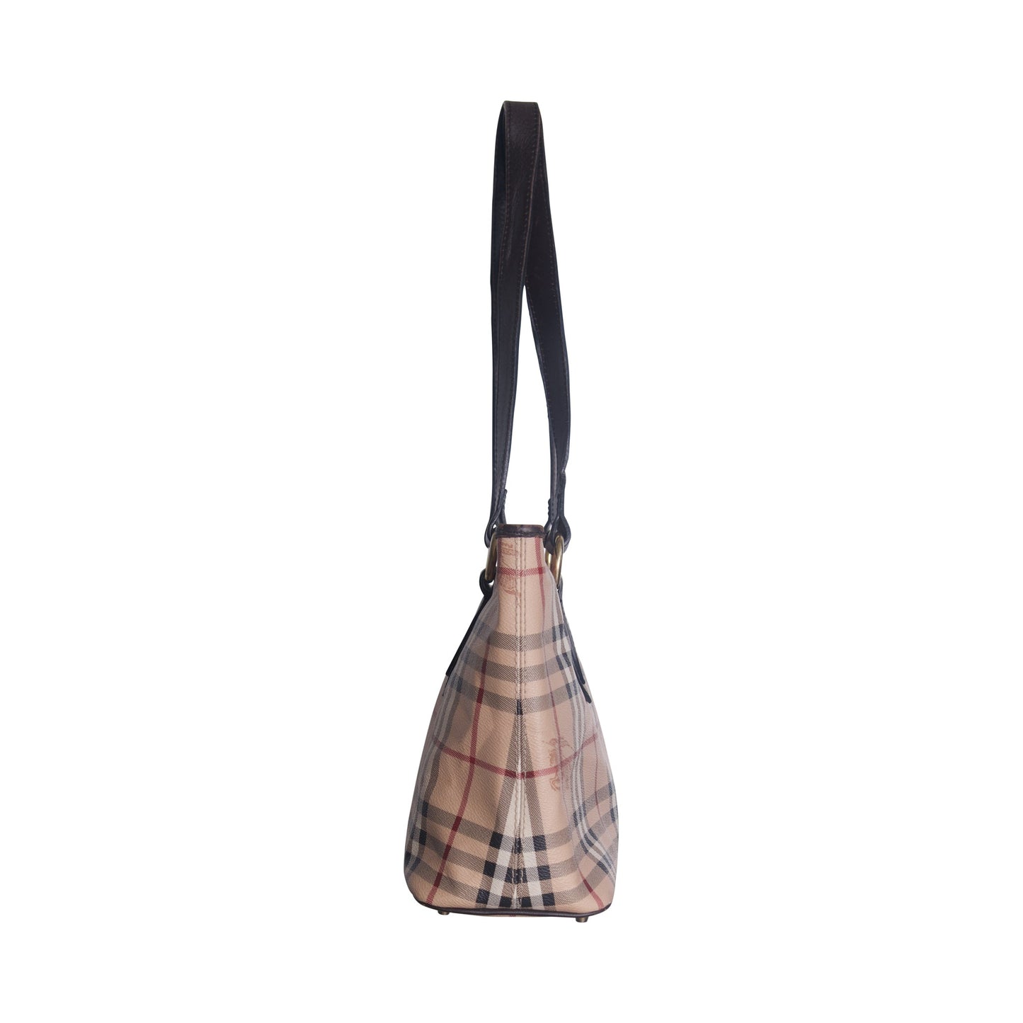 Burberry Haymarket Check Coated Canvas Handbag | O/S, Multicoloured