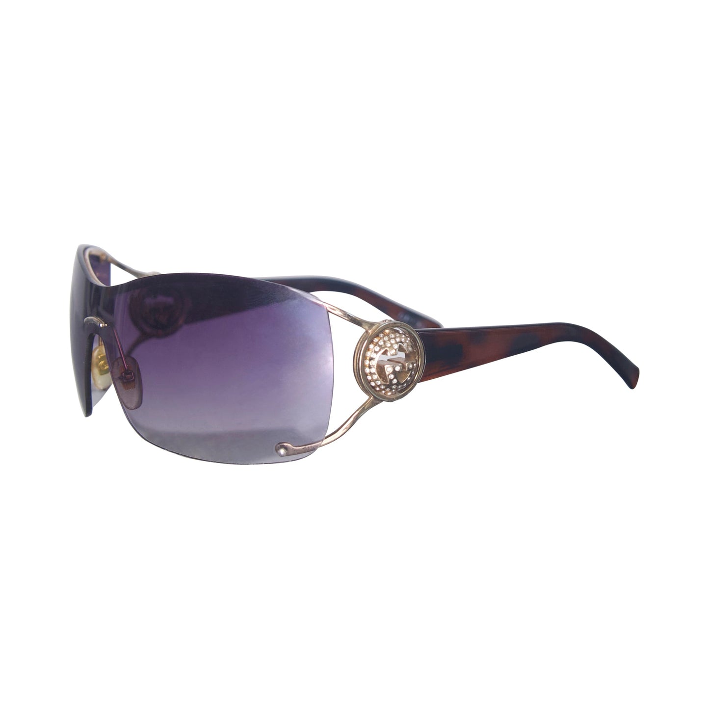 Gucci GG 2829/S Frameless Gradient Shield Sunglasses | O/S, Multicoloured