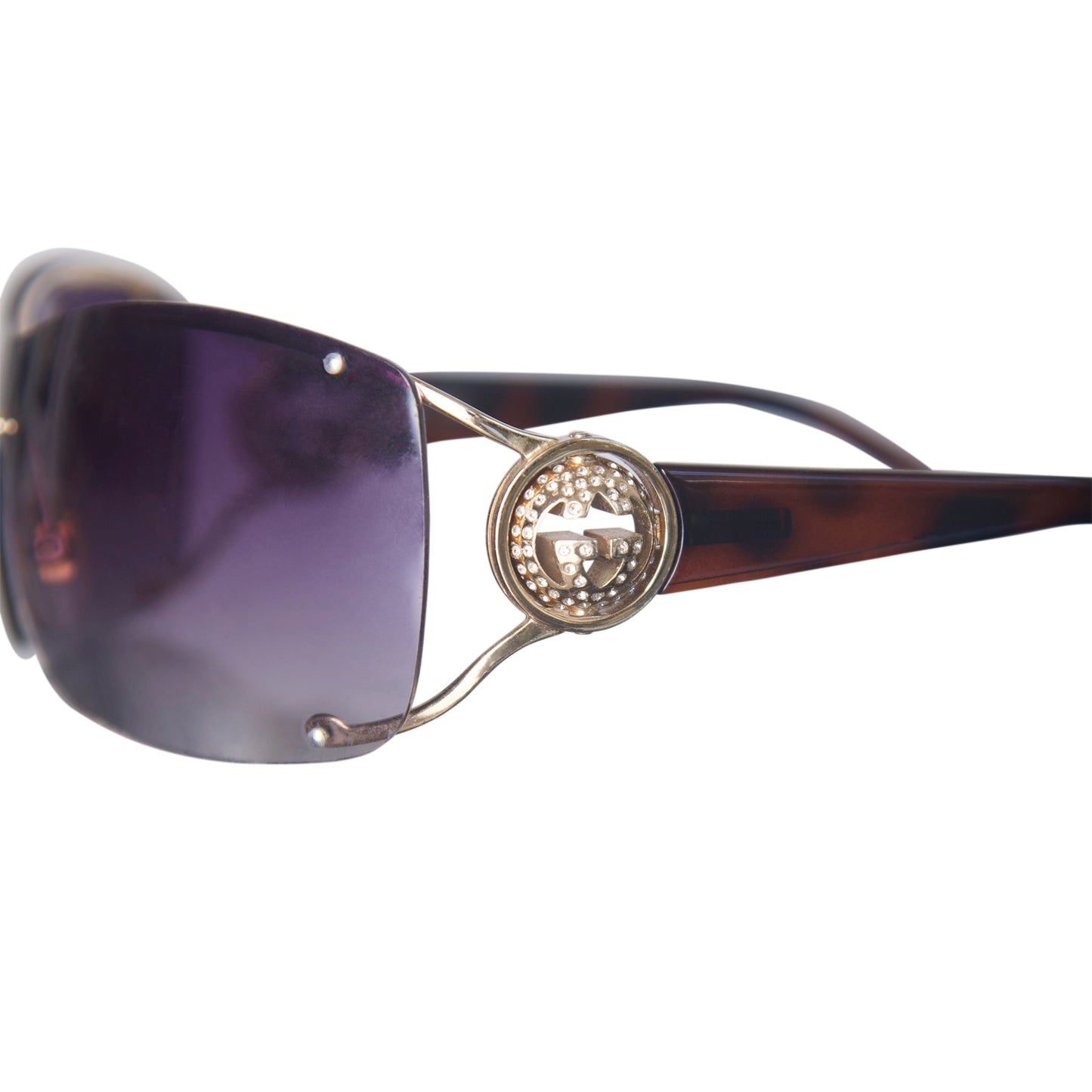 Gucci GG 2829/S Frameless Gradient Shield Sunglasses | O/S, Multicoloured