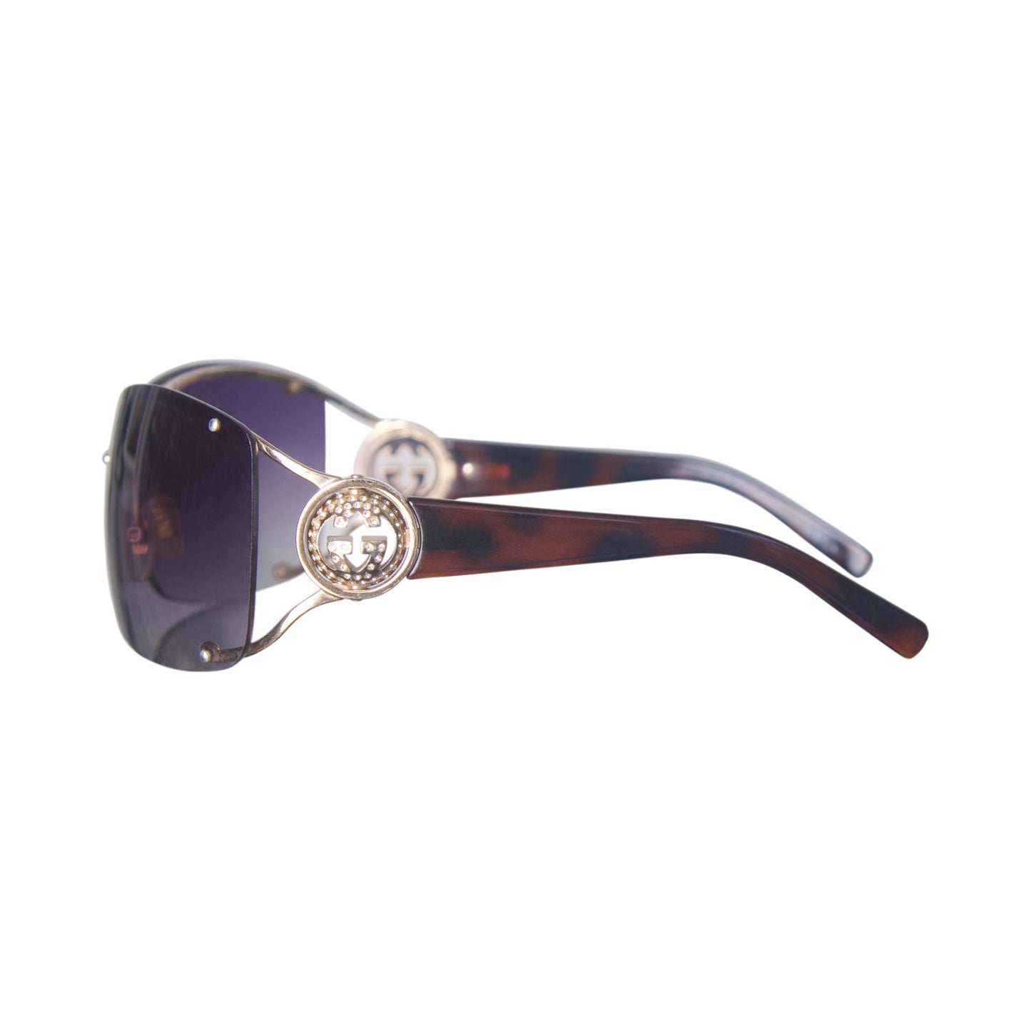 Gucci GG 2829/S Frameless Gradient Shield Sunglasses | O/S, Multicoloured