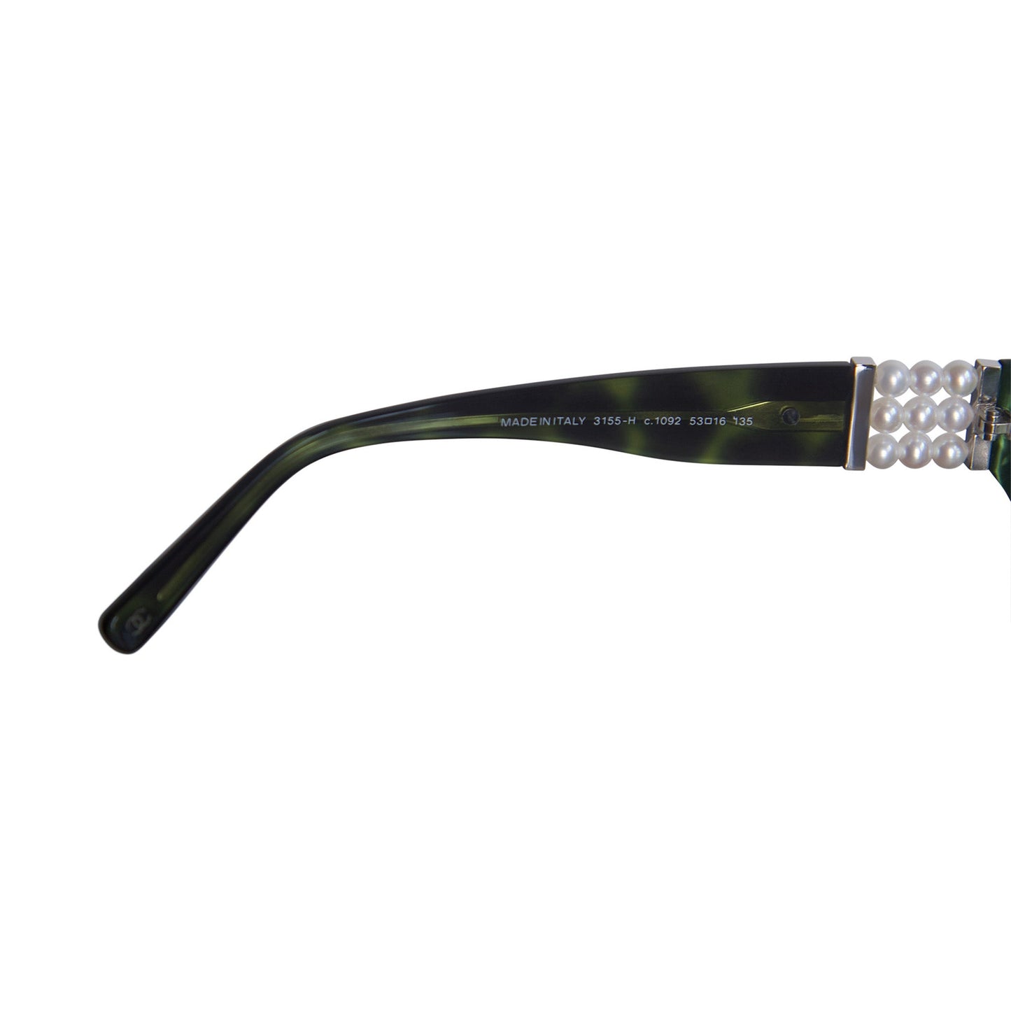 2007/08 Chanel Perle 3155 Green Marble Frame | O/S, Multicoloured