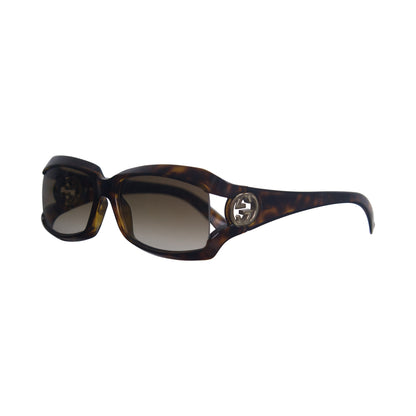 2007 Gucci GG 2599/S Tortoise Shell Rectangle Sunglasses | O/S, Multicoloured