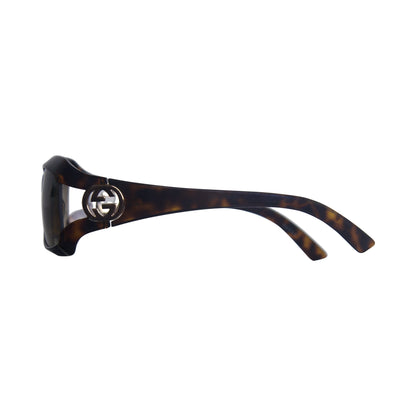 2007 Gucci GG 2599/S Tortoise Shell Rectangle Sunglasses | O/S, Multicoloured