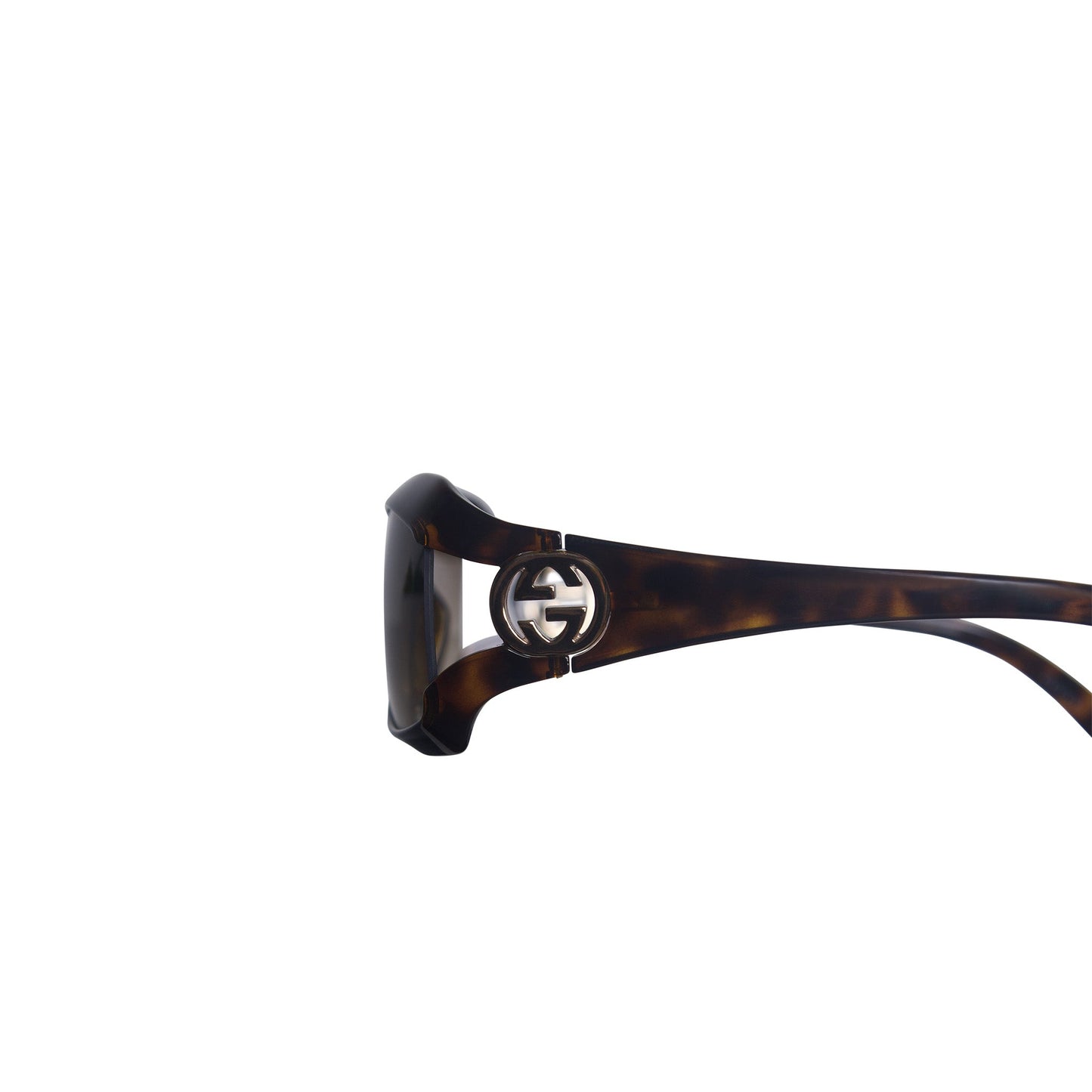 2007 Gucci GG 2599/S Tortoise Shell Rectangle Sunglasses | O/S, Multicoloured