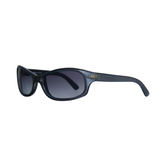 Dolce & Gabbana 2053 Metallc Blue Frame Wrap Sunglasses | O/S, Multicoloured