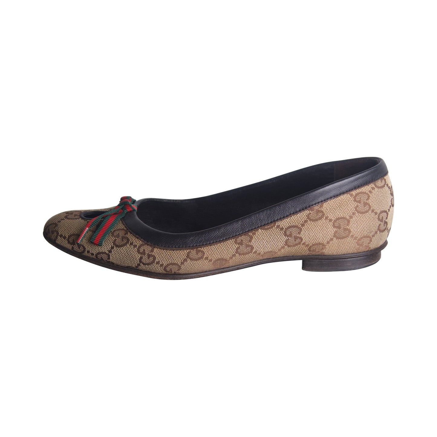 Gucci Mayfair GG Monogram Canvas Ballerina Flats | UK 2.5, Multicoloured