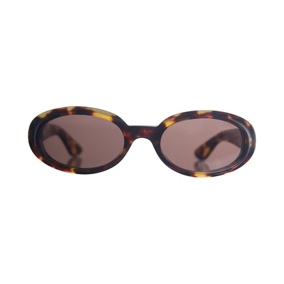F/W 1999 Gucci 2419/N/S Tortiose Shell Oval Frame Sunglasses | O/S, Multicoloured