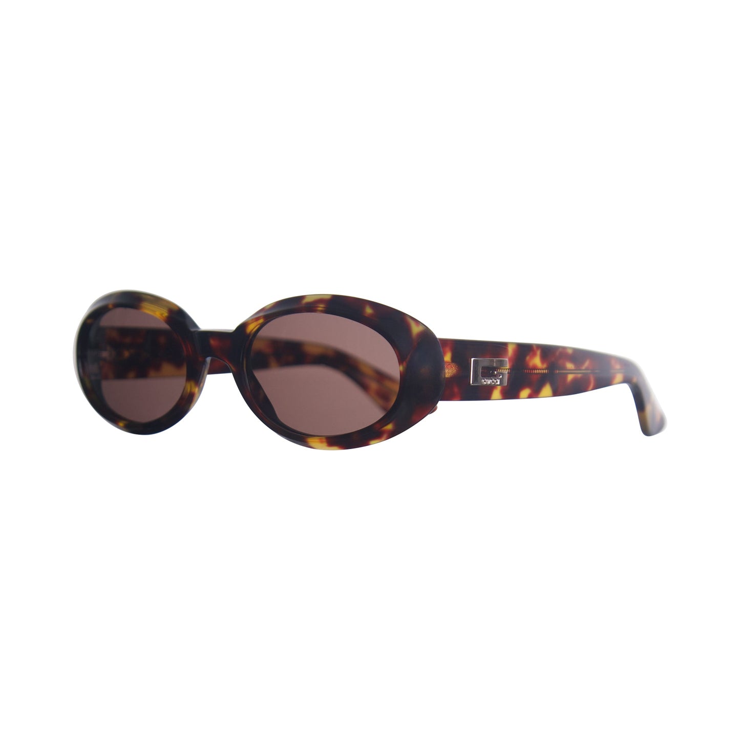 F/W 1999 Gucci 2419/N/S Tortiose Shell Oval Frame Sunglasses | O/S, Multicoloured