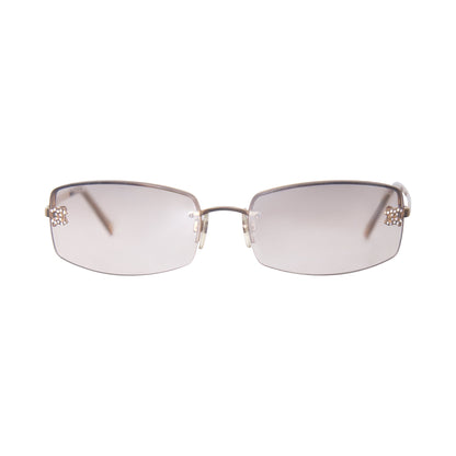 Chanel 4093-B Rimless Tinted CC Sunglasses | O/S, Multicoloured