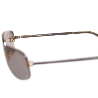 Chanel 4093-B Rimless Tinted CC Sunglasses | O/S, Multicoloured