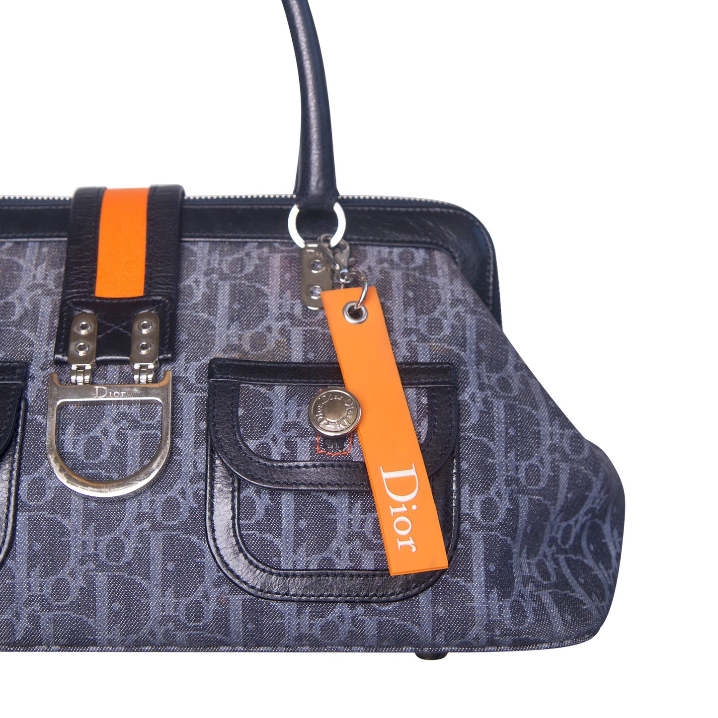 2005 Christian Dior Flight Frame Monogram Satchel | O/S, Multicoloured