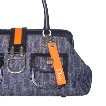 2005 Christian Dior Flight Frame Monogram Satchel | O/S, Multicoloured
