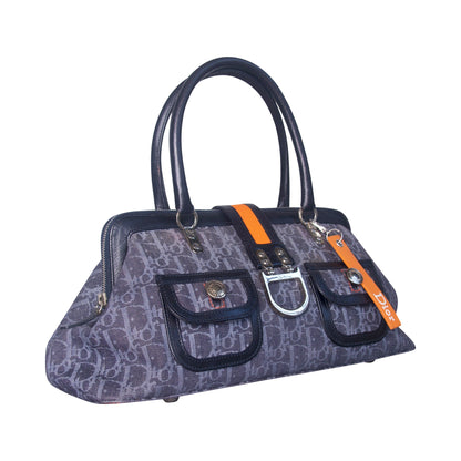 2005 Christian Dior Flight Frame Monogram Satchel | O/S, Multicoloured