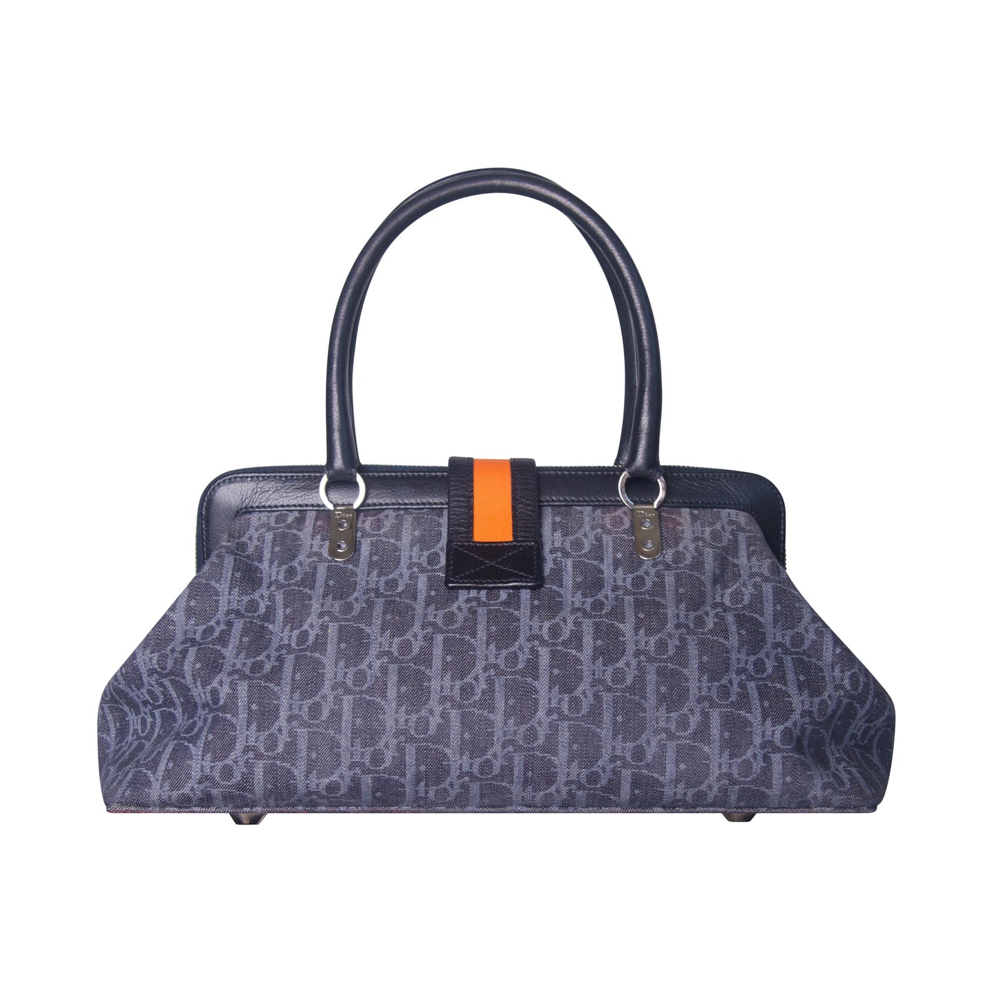 2005 Christian Dior Flight Frame Monogram Satchel | O/S, Multicoloured