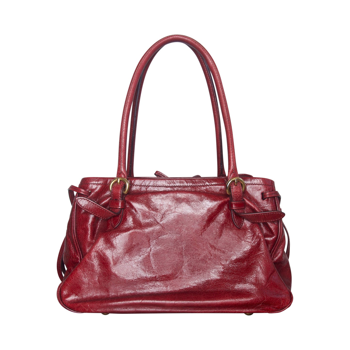 2007 Miu Miu Vitello Bow Leather Shoulder Bag | O/S, Multicoloured