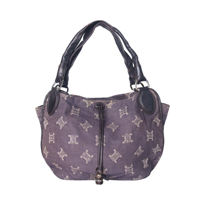 2008 Celine Macadam Denim Hobo Bag | O/S, Multicoloured