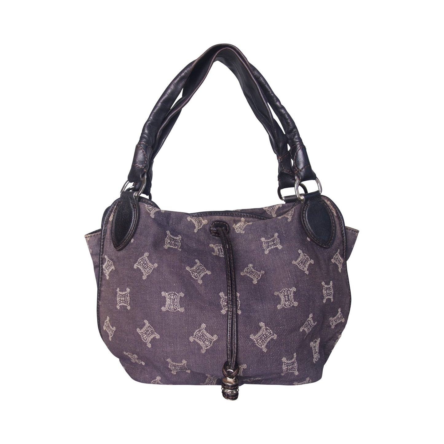 2008 Celine Macadam Denim Hobo Bag | O/S, Multicoloured