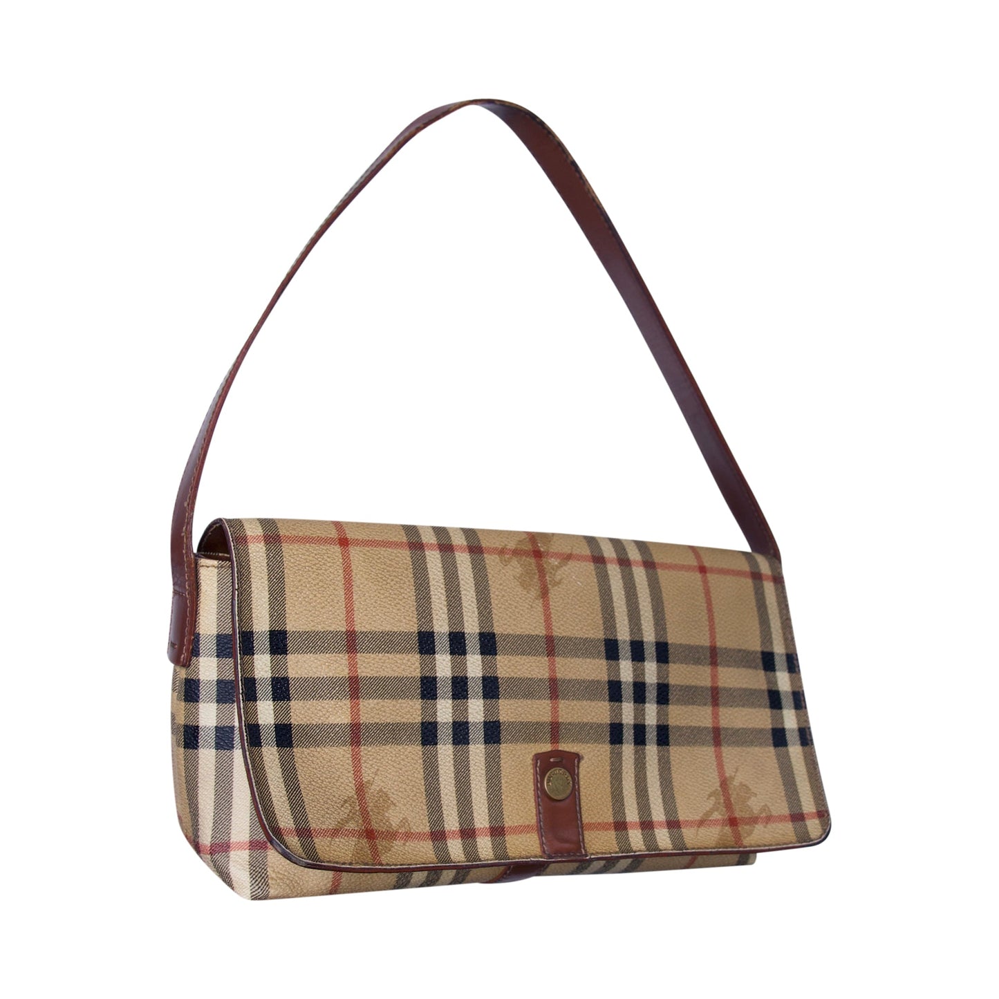Burberry Nova Check PVC Shoulder Bag
