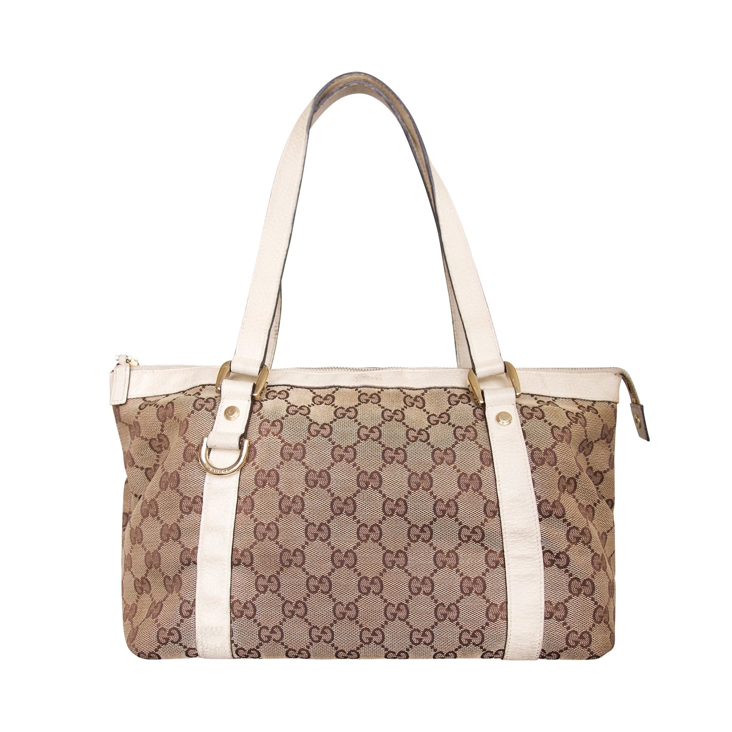 Gucci Abbey D-Ring Monogram Canvas Tote Bag