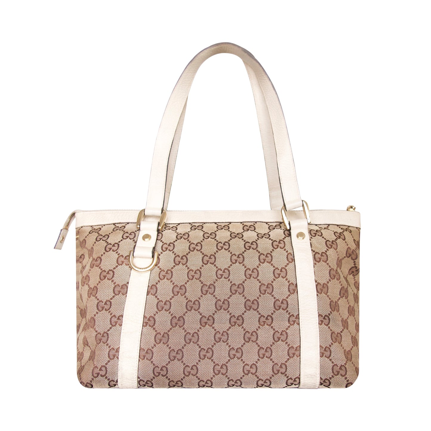 Gucci Abbey D-Ring Monogram Canvas Tote Bag