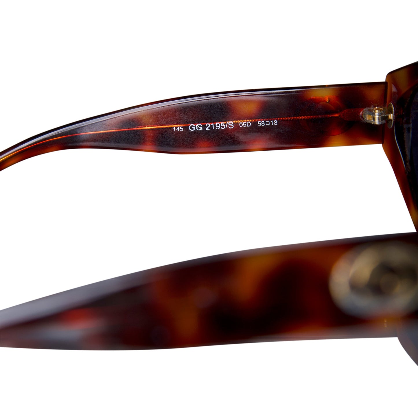 1990s Gucci 2195/S Tortoise Shell Sunglasses