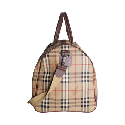 Burberry Nova Check Boston Travel Bag