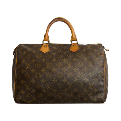Y1986 Louis Vuitton Monogram Speedy 35