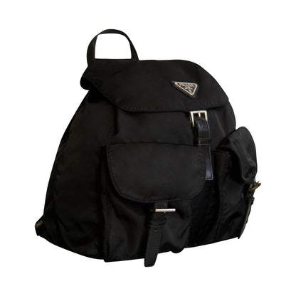 Prada Black Nylon Backpack