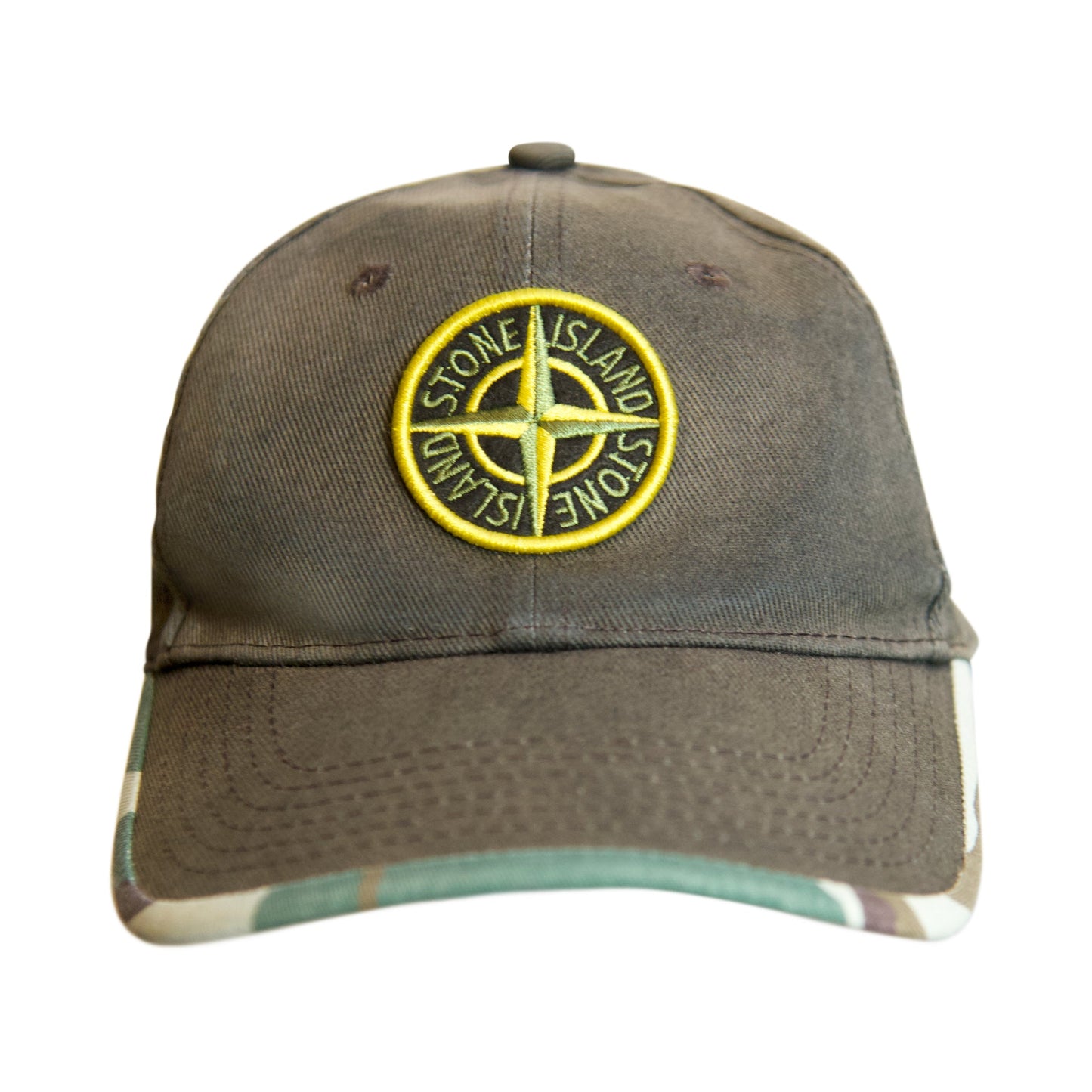 Stone Island Camo 6 Panel Compass Cap