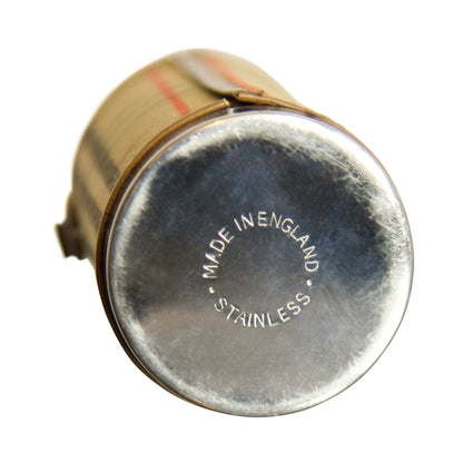 90's Burrberry Nova Check Scotch Flask Set