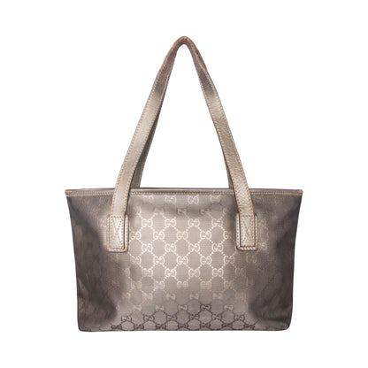 Gucci Monogram Imprime Tote Bag (MM325). FA:276 | O/S, Metallic Bronze
