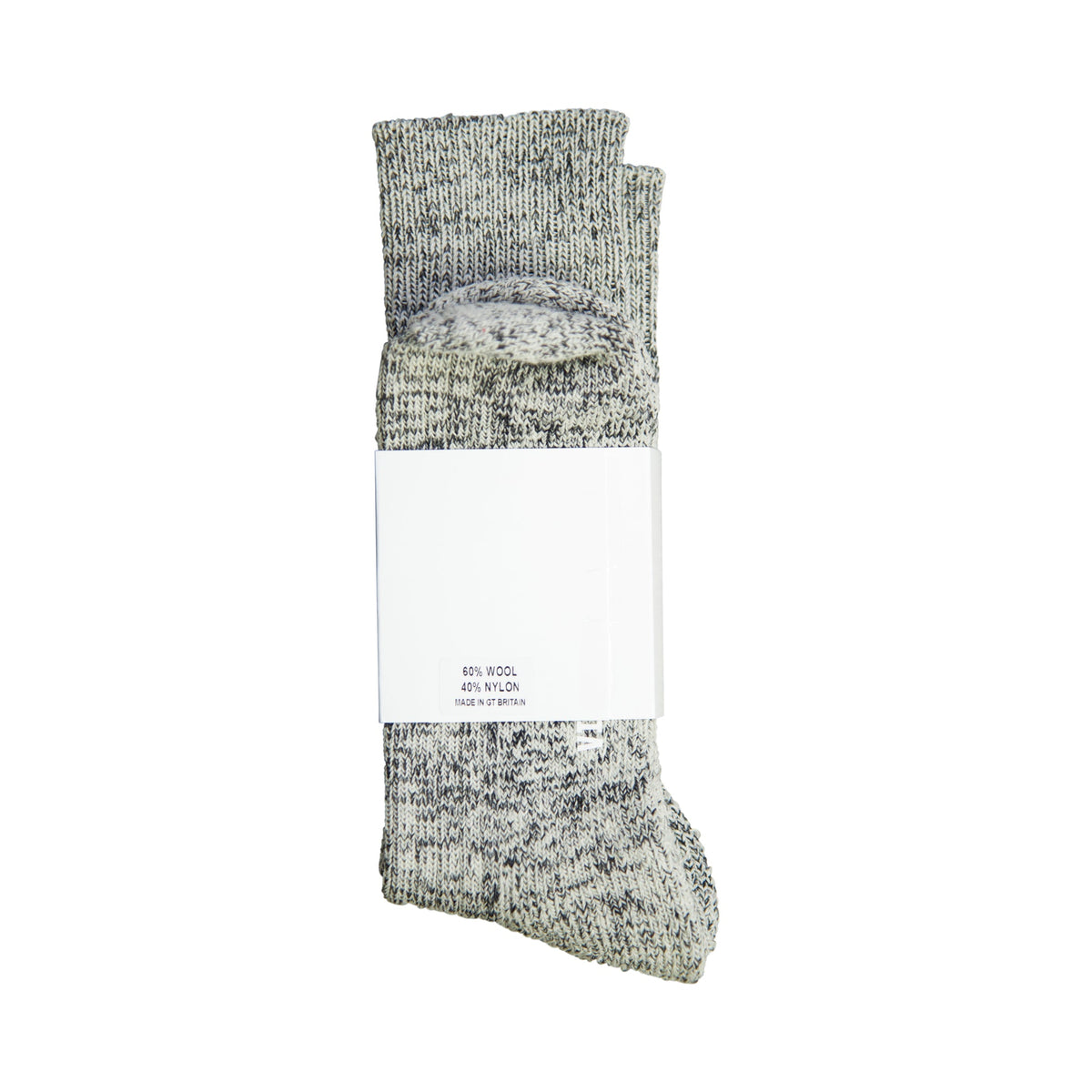 Vintage Threads Grey Mixed Knit Socks | O/S, Grey