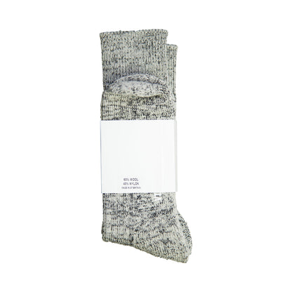 Vintage Threads Grey Mixed Knit Socks | O/S, Grey