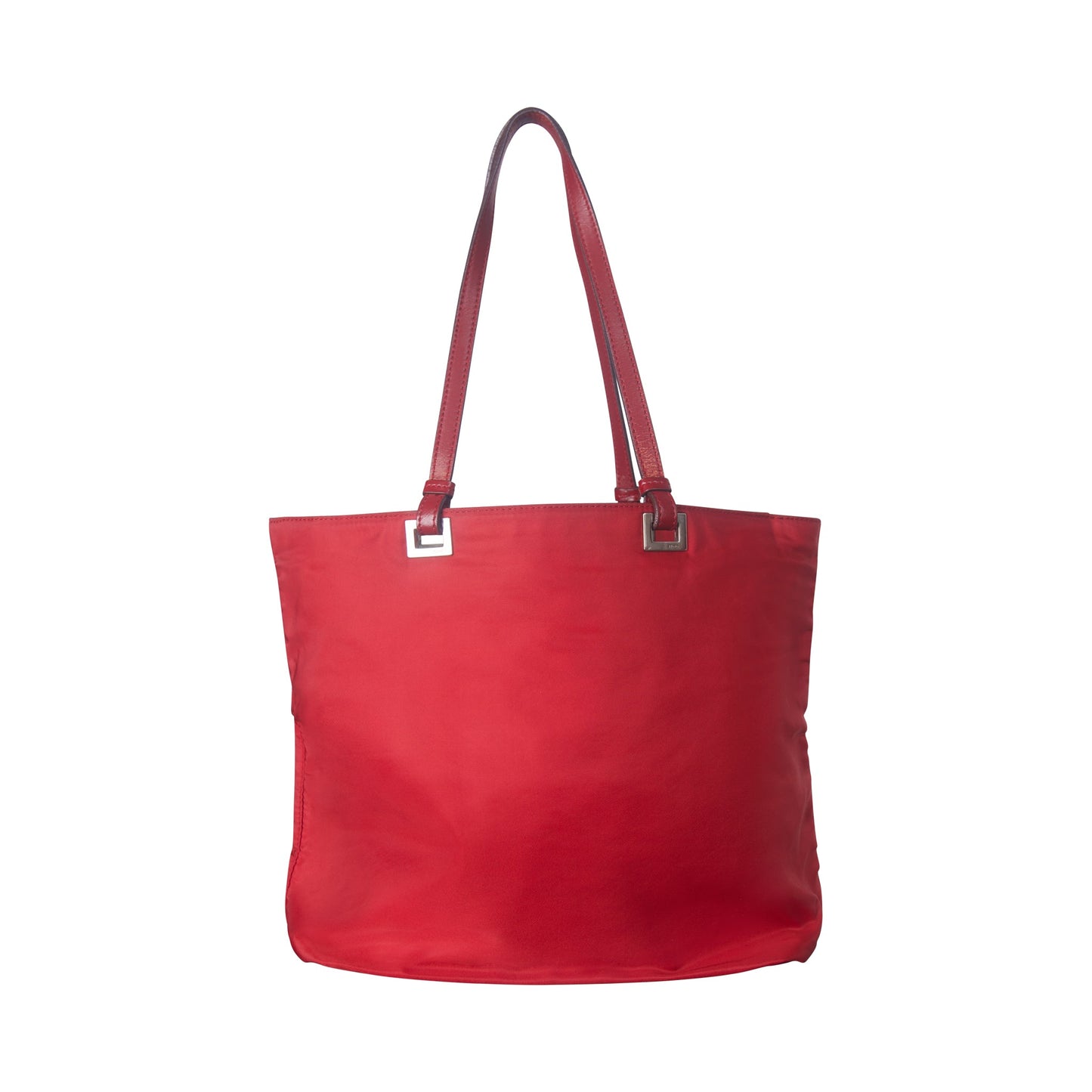 Prada Red Tessuto Nylon Tote Bag
