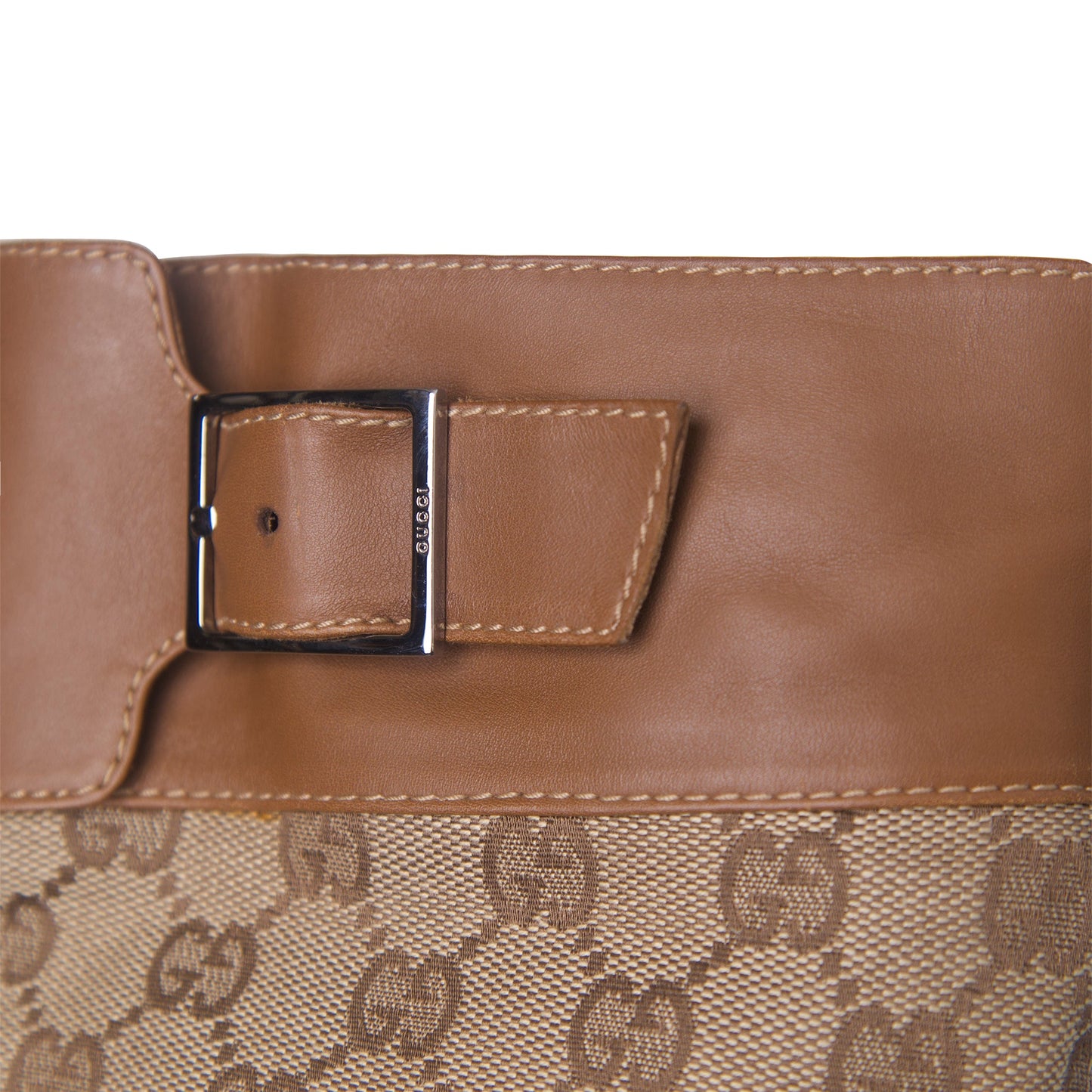 Gucci GG Monogram Canvas Leather Detailed Boots | DEFAULT TITLE, Multicoloured