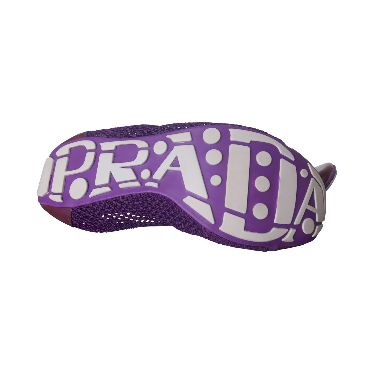 Prada Sport Purple Mesh Patent Leather Ballet Flats UK 4.5 | Default Title, Purple