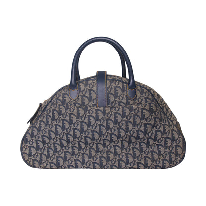 Christian Dior Blue Monogram Canvas Trotter Bag | Default Title, Multicoloured