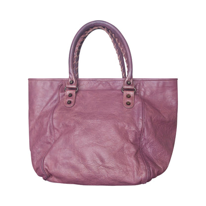 Balenciaga Violet Leather Classic Weekender Handbag | O/S, Multicoloured