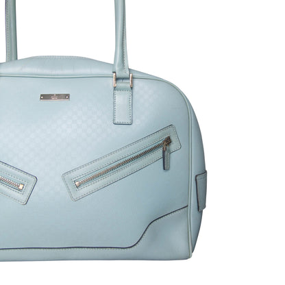 Gucci Tom Ford Powder Blue Microguccissma Capri Bowler Handbag | O/S, Multicoloured